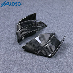 AKOSO moto 3K sec fibre de carbone aile avant Spoiler couverture côté aile fixe carénage Winglet pour <span class=keywords><strong>Honda</strong></span> <span class=keywords><strong>CBR650R</strong></span> 2019-2024 <span class=keywords><strong>2023</strong></span> - Product Image 6