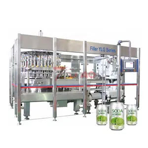Tin can filling line aluminium juice can filling machine soda water can filler and seamer production line turnkey project