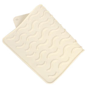 Tapis de cuisine en silicone avec motif ondulé, résistant à la chaleur, antidérapant, protection de comptoir pour cuisinière, rangement de vaisselle - Product Image 1