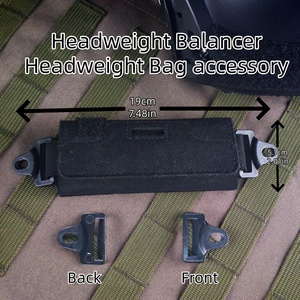 ZLang <strong>Tactical</strong> Headweight Balancer Headweight Bag Accessory for Fast MH PJ BJ OPS-Core <strong>Helmet</strong> Air Soft Paintball - Product Image 6