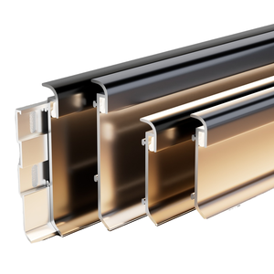 Led ván chân tường nhôm ốp chân tường LED hồ sơ Ốp chân tường Hội Đồng Quản trị với ánh sáng LED Ốp chân tường Nhôm vương miện tùy chỉnh kim Loại ván chân tường - Product Image 1