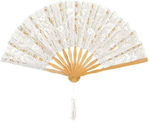 Éventail à main électrique pour femme de 21 cm, en soie de bambou, comme cadeau souvenir - Product Image 6