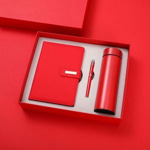 Articles cadeaux de luxe promotionnels en gros, bloc-notes personnalisable, coffret cadeau d'affaires avec stylo et thermos - Product Image 2