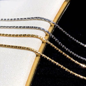 อุปกรณ์ทำเครื่องประดับมุกเงินแท้ S925 ขนาด 45-50 ซม. ชุบแพลตตินัม พร้อมจี้และสร้อยมุกสำหรับทำสร้อยคอเสื้อไหมพรม - Product Image 4