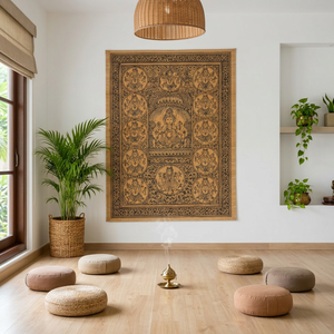 Tapiz de Pared Rectangular de Algodón con Diseño Celta, Decorativo, Lavable a Mano, para Todas las Estaciones, para Sala de Estar, Marca SSD Market - Product Image 6