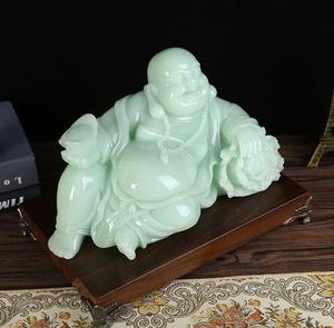 Sentado en cien riqueza Maitreya <span class=keywords><strong>Buda</strong></span> adornos muebles para el hogar decoraciones para la sala de estar - Product Image 3