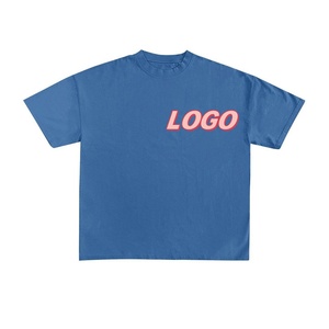 YKH 230 Gsm 100% algodón peinado serigrafía camisa de hombre Camiseta de gran tamaño camiseta de logotipo personalizado para hombre - Product Image 1