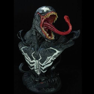 Buste de <span class=keywords><strong>Venom</strong></span> grandeur nature <span class=keywords><strong>1</strong></span>:<span class=keywords><strong>1</strong></span>, statue en résine, sculpture demi-corps de super-héros <span class=keywords><strong>Marvel</strong></span>, réplique de film, objet de collection, décoration d'intérieur, cadeau - Product Image 2