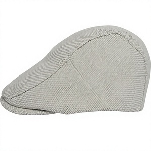 Béret personnalisé avec logo, style anglais, en coton, unisexe, mode artiste, dessus plat, réglable, pour l'extérieur, hiver, vente en gros - Product Image 1