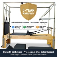 3-en-1 combo Studio gimnasio en casa equipo de entrenamiento Cadillac trapecio combinación pilates reformador