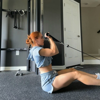 Ensemble de vêtements d'entraînement pour femmes, 2 pièces, Yoga confortable, Fitness, musculation, 1X-6X