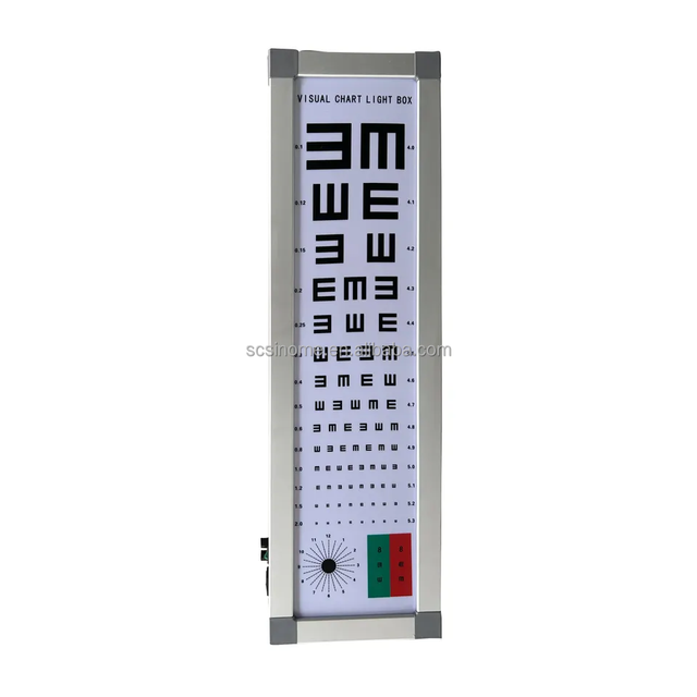 Visual Examination Equipment 5m Distance Light Source Visual Chart Light Box for Ophthalmic Use