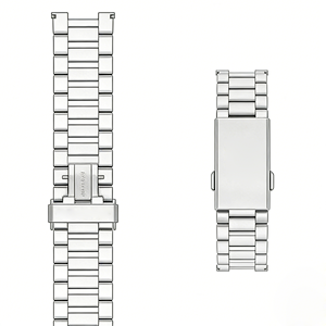 Изогнутый металлический браслет для часов 18 мм, 20 мм, 22 мм, раскладной, из нержавеющей стали, для Seamaster - Product Image 1