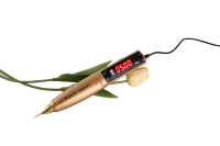 Stylo à plasma oxygéné portable de haute qualité en ABS pour le traitement et le nettoyage de l'acné du visage, avec prise britannique