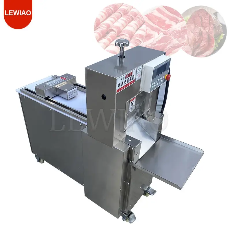 Высококачественная машина для резки говяжьих рулонов с ЧПУ может нарезать все виды рулонов замороженных мясорубок