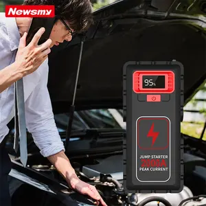 Newsmy 부스터 20000mAh 2000A 피크 현재 자동차 비상 배터리 12v 자동차 점프 스타터