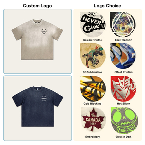 Impression de logo personnalisé, conception de vêtements de sport d'été en gros, coupe ample, poids lourd, col classique, tricoté, séchage rapide - Product Image 2