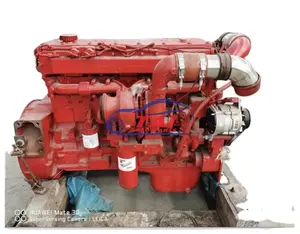 Used Complete 6 Cylinder Motor Diesel Engine ISM385 With Engine Brake For Cummins