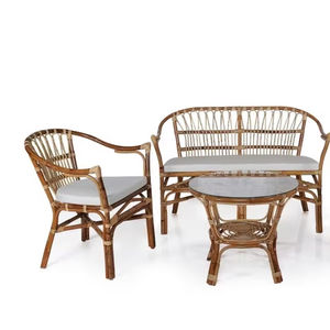 FLADEO, silla de ratán hecha a mano, juego de mesa de centro, apartamento clásico, diseño de vida, Material de madera duradero, hoteles, Villas, decoración del hogar - Product Image 1