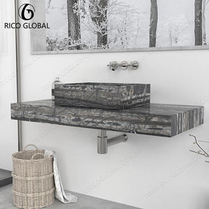 อ่างล้างหน้าติดผนังลายโรงแรมและวิลล่าปรับแต่งได้ - Product Image 6