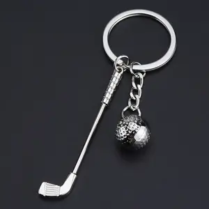 Minikleine niedliche Golf-Schlüsselanhänger Golfkugel Schlüsselring Geburtstag Weihnachtsgeschenke für Männer Frauen Jungen Mädchen