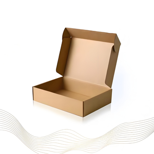 Caja Plegable de Color Tipo Avión de Cartón Corrugado de Papel Reciclado Resistente de Alta Gama y Barata para Personalización e Impresión por Fabricantes - Product Image 1