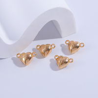 Fermoirs magnétiques en forme de coeur de petite taille à la mode