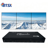 Contrôleur de mur vidéo 8K 1 entrée 6 sorties, prend en charge le raccordement 1xN, Nx1, MxN, dissipation thermique interne pour salle de simulation de réalité virtuelle