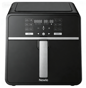 <span class=keywords><strong>Freidora</strong></span> de <span class=keywords><strong>Aire</strong></span> Digital Moderna 12 en 1 Newle con Panel Táctil Inteligente, Uso Doméstico, Control de Temperatura de 80-200 °C y Protección Contra Sobrecalentamiento - Product Image 4