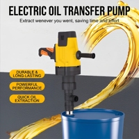 Pompe à huile électrique portable haute puissance en alliage d'aluminium, pour fûts, 220V, pompe à diesel, extracteur d'huile, pompe de ravitaillement, OEM