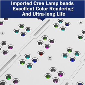 KASSRAY <span class=keywords><strong>T120</strong></span> 120W Lampe pour récif corallien ultra-mince entièrement en aluminium, perles CREE, spectre complet pour aquarium de récif corallien marin - Product Image 4