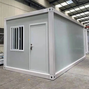 20 pieds détachable en acier léger préfabriqué conteneur bureau préfabriqué conteneur maison cadre - Product Image 2