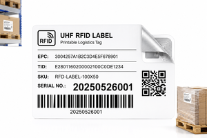 Custom UHF <b>RFID</b> Warehouse Inventory <b>Label</b> <b>Printable</b> Logistics Tag for Asset Tracking and Supply Chain Management - Product Image 3