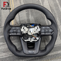Accessoires Toyota en stock : Volant chauffant en cuir pour Prado 120 150, Camry 2017, Yaris GR, Hilux, Tacoma, LC79, 4Runner, Mark X, C-HR