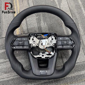 Accesorios <span class=keywords><strong>Toyota</strong></span> en Stock: Volante de Cuero Calefactable para Prado 120 150, Camry 2017, <span class=keywords><strong>Yaris</strong></span> GR, Hilux, Tacoma, LC79, 4Runner, Mark <span class=keywords><strong>X</strong></span>, CHR - Product Image 6