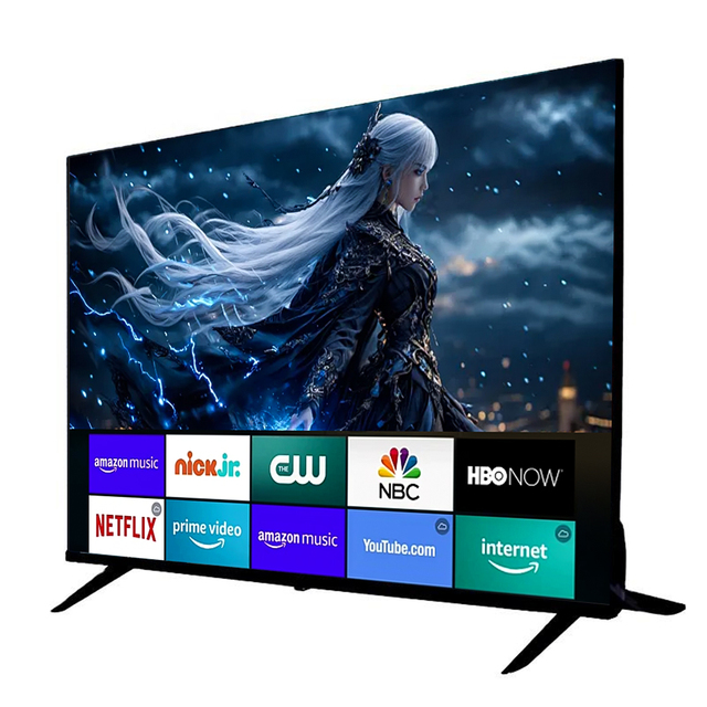 QLED TVs Smart TV 55 Inches Television 4K 24 32 40 43 50 65 75 85 Inch LED TV With Android WiFi 45 Inch google Smart Televisions