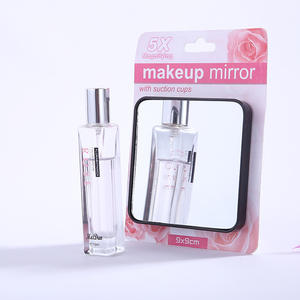 <span class=keywords><strong>Espejo</strong></span> de <span class=keywords><strong>baño</strong></span> de bolsillo pequeño, Ventosas, <span class=keywords><strong>espejo</strong></span> de maquillaje cuadrado montado en la pared, Espejos de maquillaje de <span class=keywords><strong>aumento</strong></span> 5X - Product Image 5