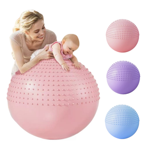 Palla da Yoga Anti-Scoppio Personalizzabile con Logo, Palla per Esercizi di Gravidanza e Allenamento di Integrazione Sensoriale per Donne Incinte e Bambini - Product Image 1