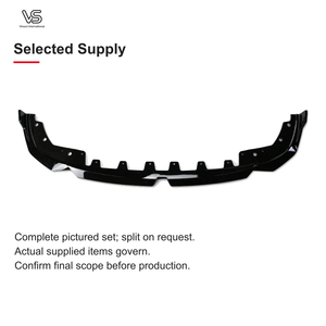New Front <b>Lip</b> Splitter <b>Set</b> for 3 Series G20 G28 LCI 2023-2024 <b>Gloss</b> Black Exterior Styling - Product Image 3