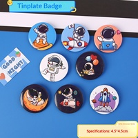 Toptan Çinko Alaşımlı Astronot Rozetleri Animasyonlu Anahtarlıklar Öğrenme Paketleri Anahtarlıklar Renkli Baskı Teknolojisi İş Hediyeleri