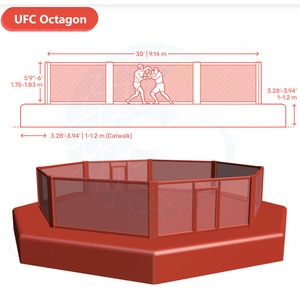 <span class=keywords><strong>Jaula</strong></span> Octagonal de MMA Comercial, Estructura de Acero, <span class=keywords><strong>Jaula</strong></span> de Boxeo Internacional Personalizada para Entrenamiento y Competiciones de UFC - Product Image 6