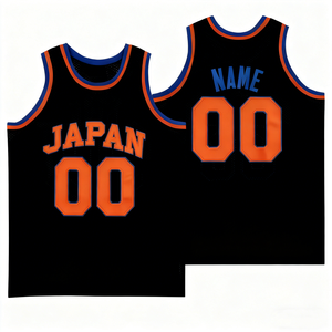 Camiseta de Baloncesto Personalizada, Bordado de Alta Calidad, Estilo Japonés Nuevo, Malla de Poliéster Estilo Americano, Uniforme Deportivo de Entrenamiento Urbano - Product Image 1