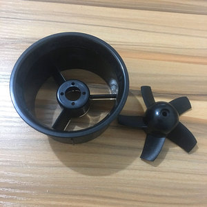 Drone avion modèle 2.4G avec ensemble de pales de rotor cannelé 64mm à 5 et 12 pales, moteur cannelé 4500KV 64, télécommande incluse - Product Image 4