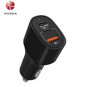 <span class=keywords><strong>Chargeur</strong></span> de voiture USB C 60W 3 ports Type c PD <span class=keywords><strong>Chargeur</strong></span> de voiture avec double alimentation 30W pour ordinateur portable et QC 3.0 pour téléphone, etc. - Product Image 5