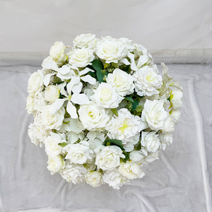 Customization <b>Flower</b> Ball <b>Artificial</b> <b>Flower</b> <b>Hydrangea</b> Rose Magnolia Wedding Table Centerpieces Decoration Floral Arrangement - Product Image 6