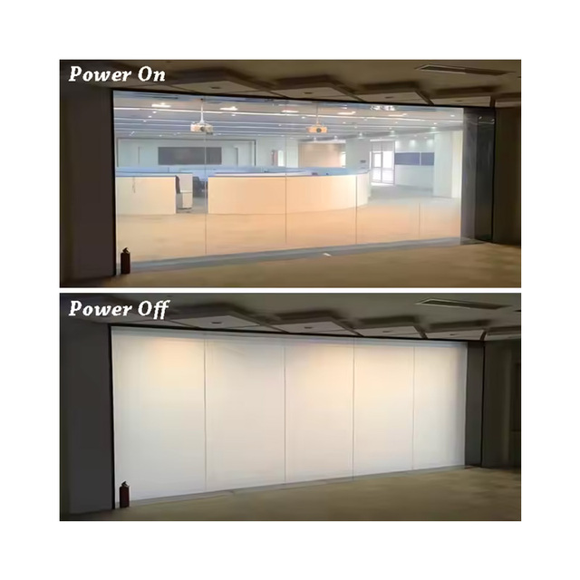 Electric Smart Tint Self Adhesive PDLC Film Sample Smart Home Electric Frosted Film for Window & Door PDLC Smart Film for Glass