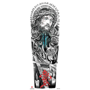 Tatuaje Temporal <span class=keywords><strong>de</strong></span> Gran Tamaño con Diseño <span class=keywords><strong>de</strong></span> Flor India <span class=keywords><strong>para</strong></span> <span class=keywords><strong>Brazo</strong></span> Completo, Adhesivo <span class=keywords><strong>de</strong></span> Transferencia al Agua, Papel Ecológico Resistente al Agua <span class=keywords><strong>para</strong></span> Hombres y Mujeres - Product Image 5