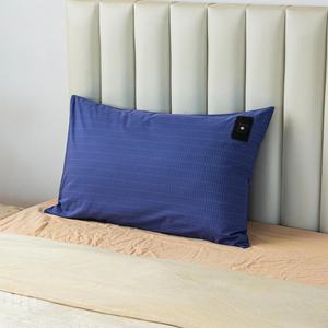 Housse de coussin de corps conductrice en coton tricoté avec fibres d'argent, brodée géométriquement, anti-statique, écologique, pour la maison et l'hôpital - Product Image 4