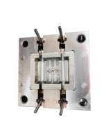 Fabrication OEM sur mesure de pièces en métal moulé, service de moulage par injection plastique ABS, moulage de luxe noir de marque FST, MOQ 1000 pièces, durée de vie du moule