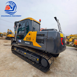 Excavadora de Cadenas Volvo EC140 Usada al Mejor Precio, Maquinaria de Construcción de 14 Toneladas de Segunda Mano, Excavadora Original Importada en Stock - Product Image 1